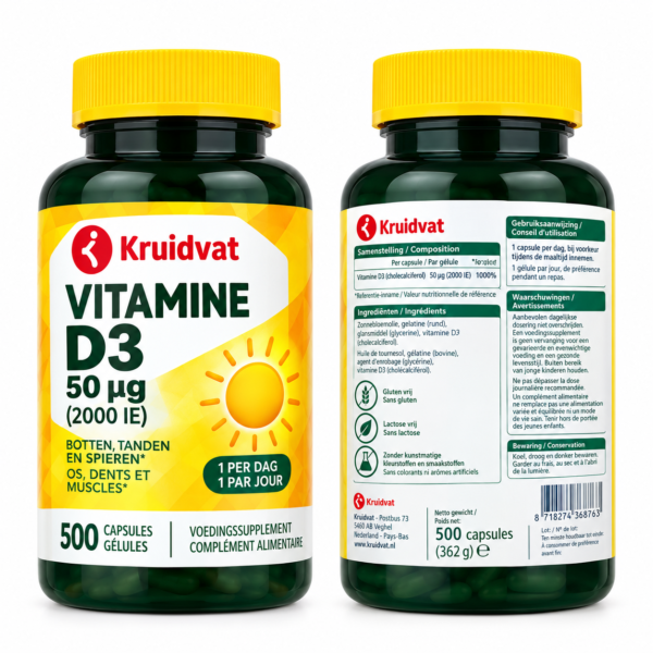 6C33B16C-898B-436C-97FB-006AB849DAAA Kruidvat Vitamine D3 – 300 Comprimés